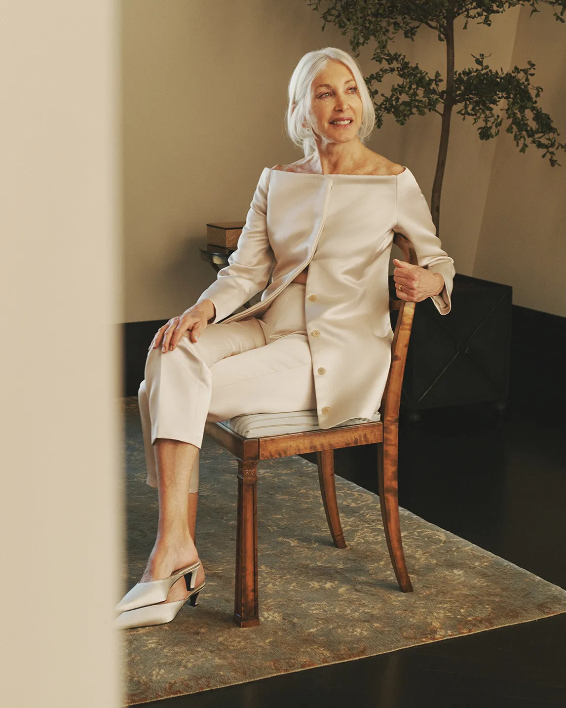 De bruid in haar Attersee-look