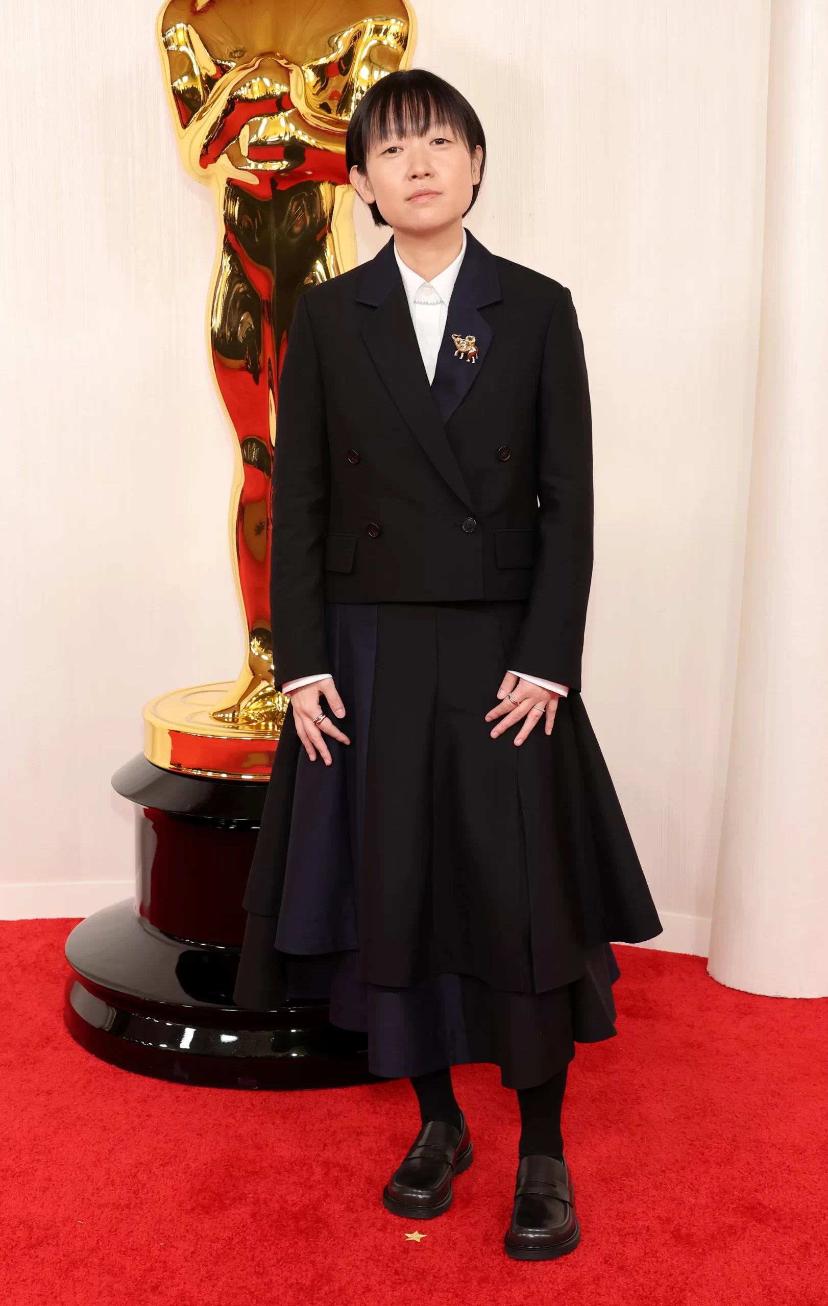 Celine Song in Loewe is een van de beste looks van de Oscars 2024
