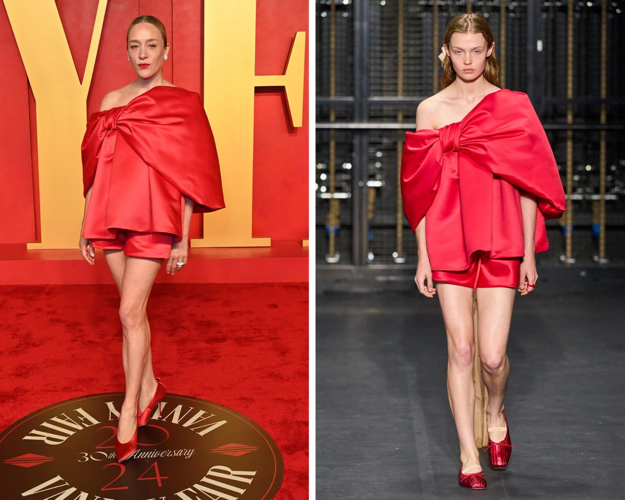 Chloë Sevigny in Simone Rocha lente/zomer 2024