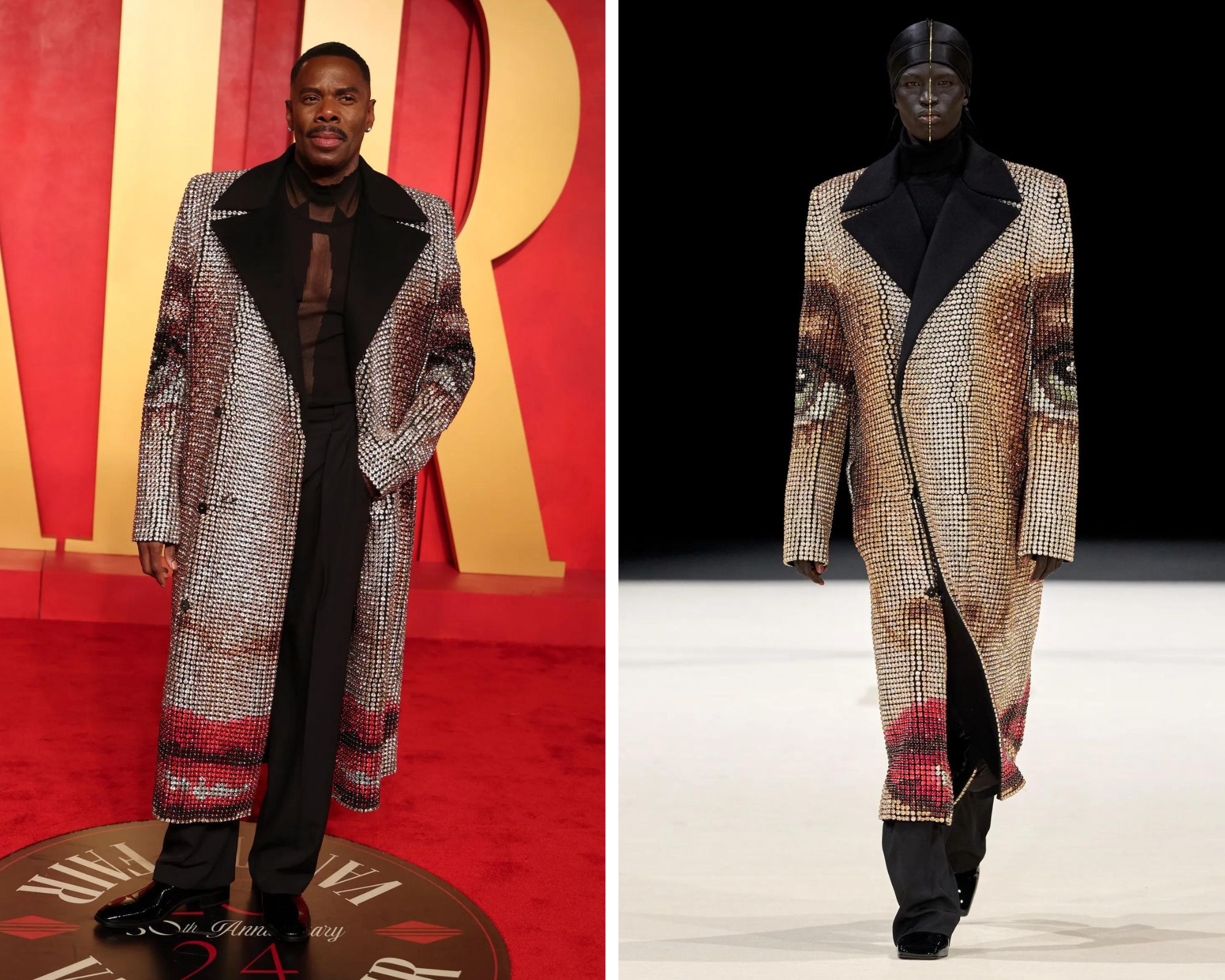 Colman Domingo in Balmain menswear herfst/winter 2024