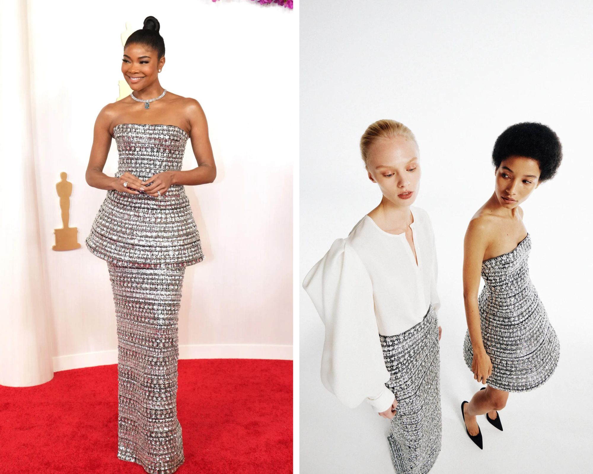 Gabrielle Union in Carolina Herrera pre-fall 2024