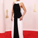 Greta Lee tijdens de Oscars