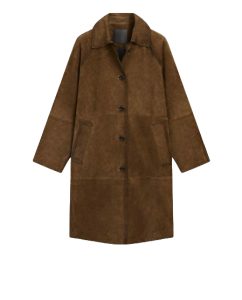 Massimo Dutti trenchcoat van suede