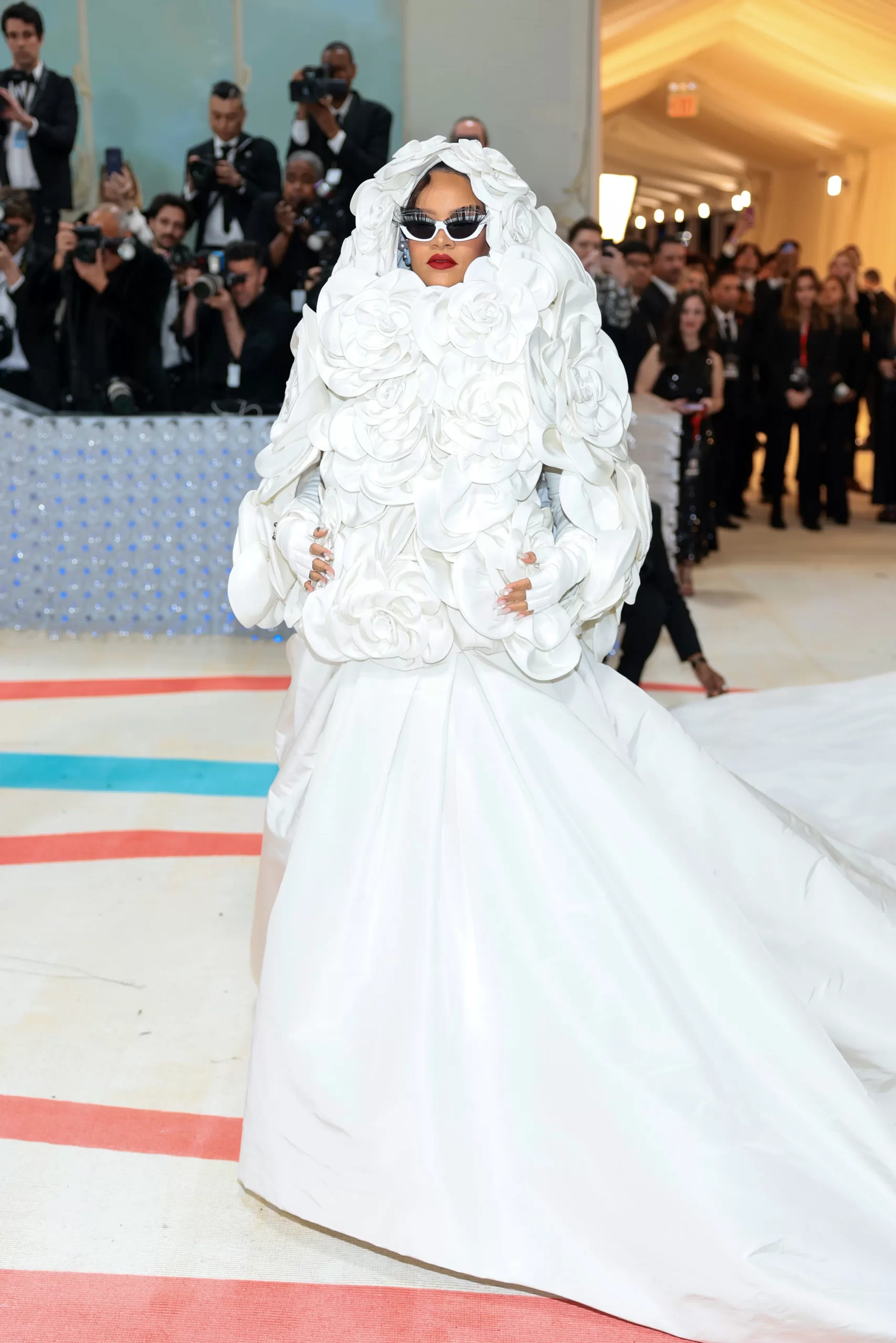 Rihanna op het Met Gala 2023