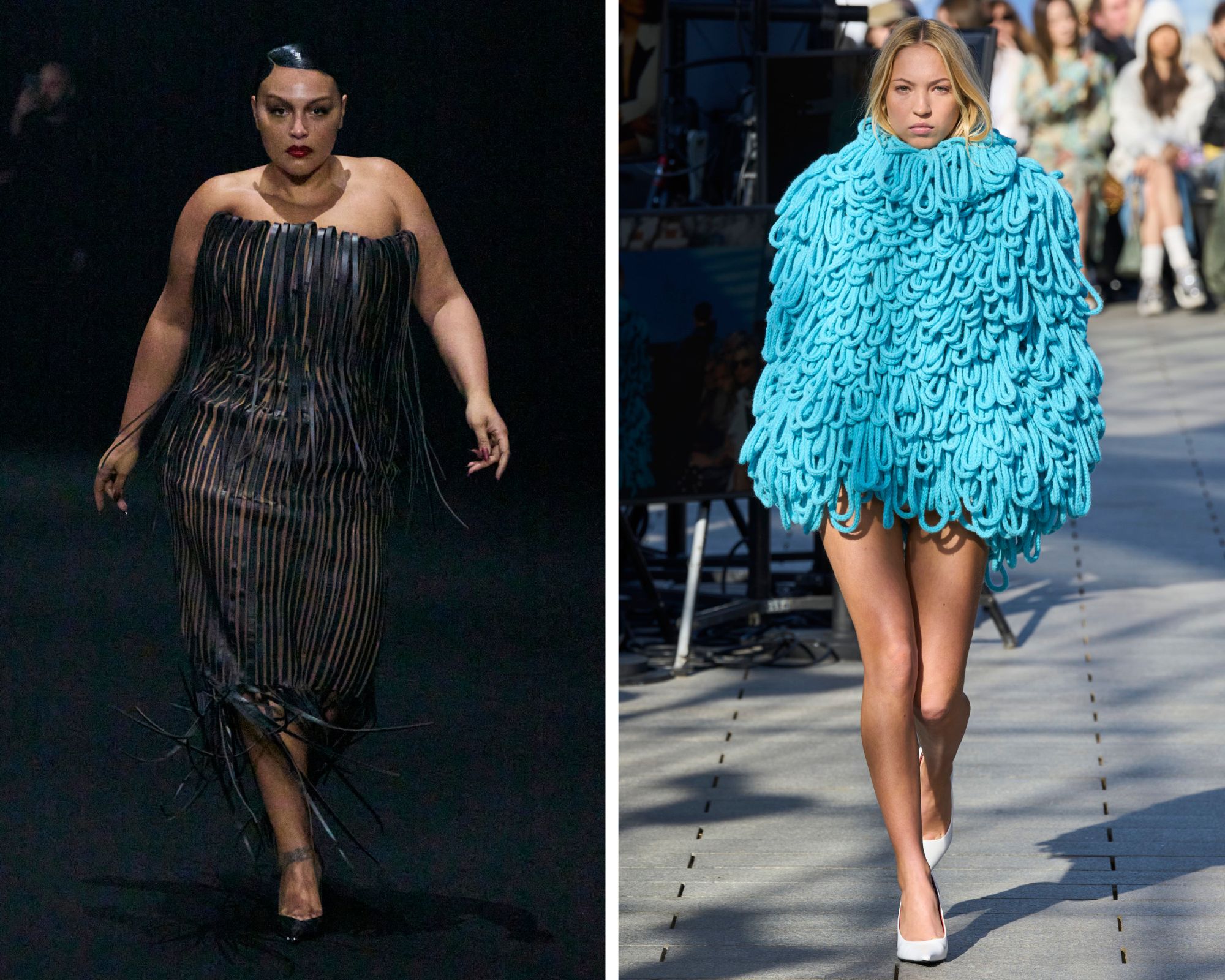 Slierten is een trend gespot tijdens PFW