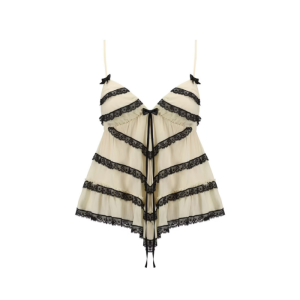 Cami top met kanten details van Aniye By