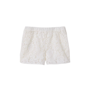 Kanten witte shorts van Gucci