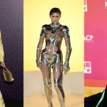 Zendaya in drie verschillende vintage looks op de rode loper