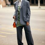 jurk over pantalon streetstyle