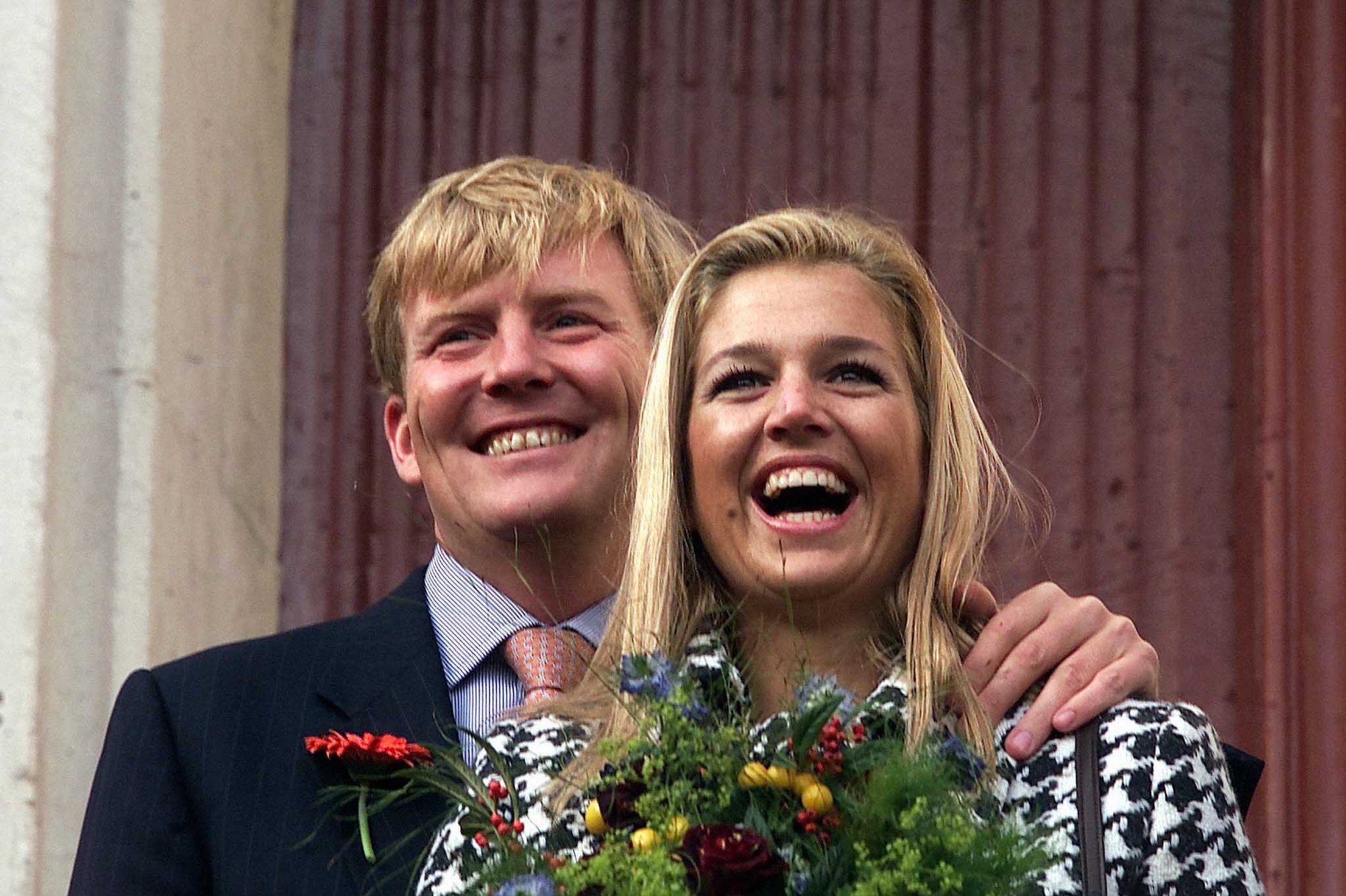 Een foto uit de beginjaren van de relatie van koning Willem-Alexander en koningin Máxima