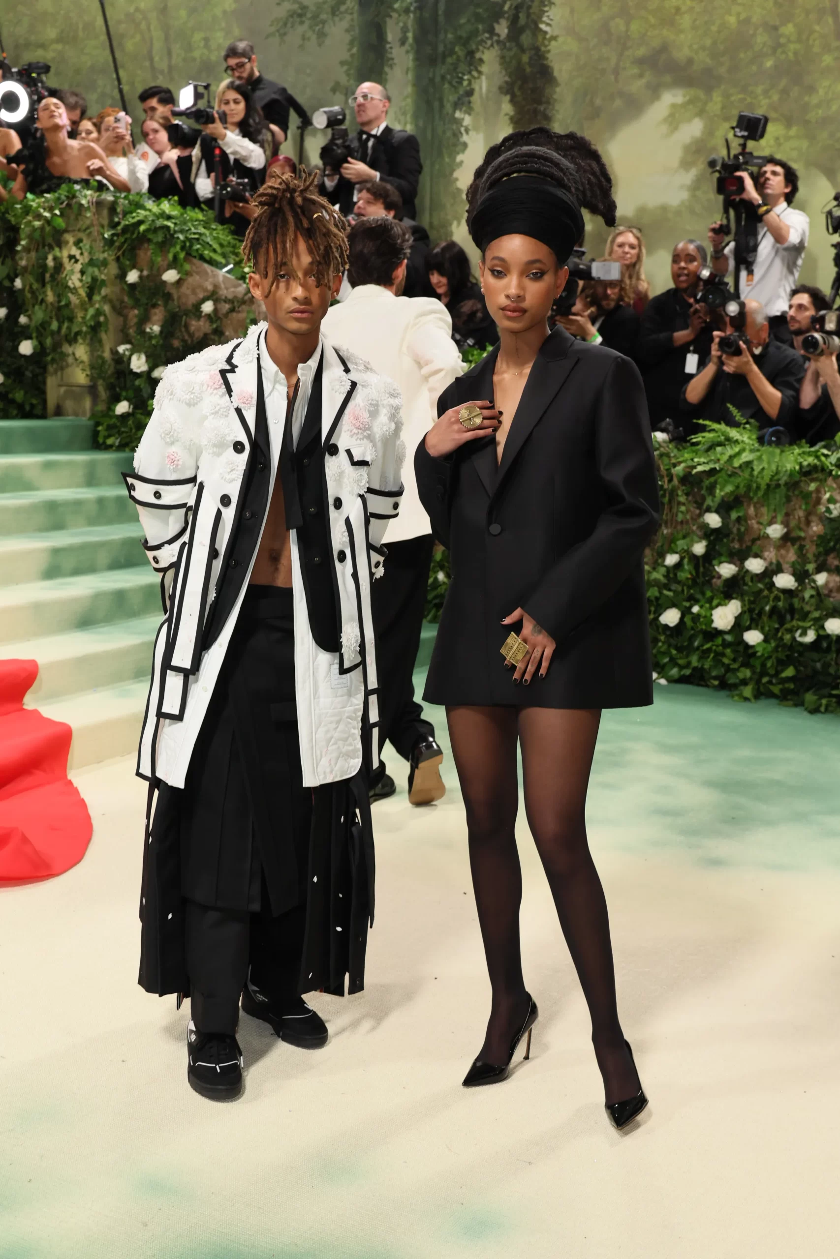Jaden Smith en Willow Smith op het Met Gala 2024