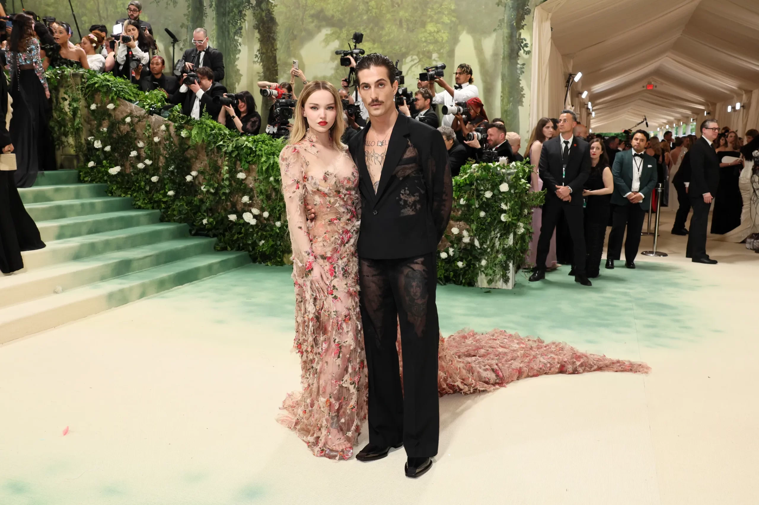 Dove Cameron en Damiano David bij het Met Gala 2024