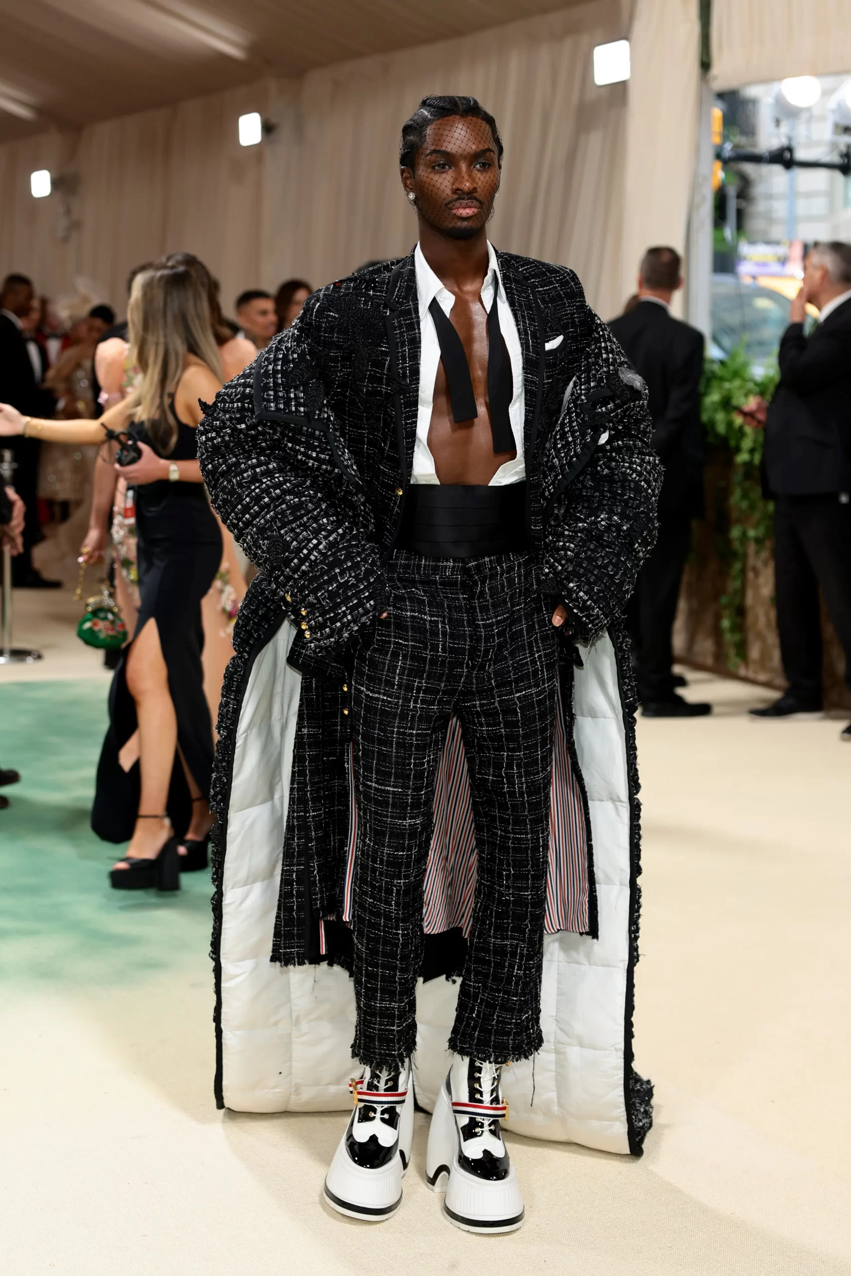 En Alton Mason op het Met Gala 2024