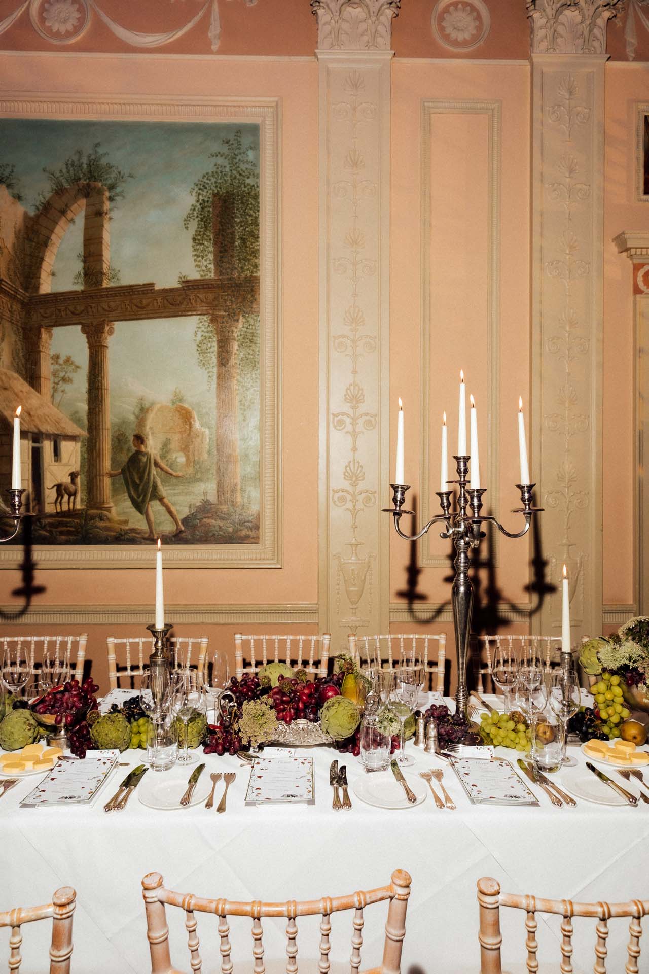 tafeldecoratie bruiloft Londen