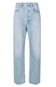 Agolde blauwe jeans duurzame denim