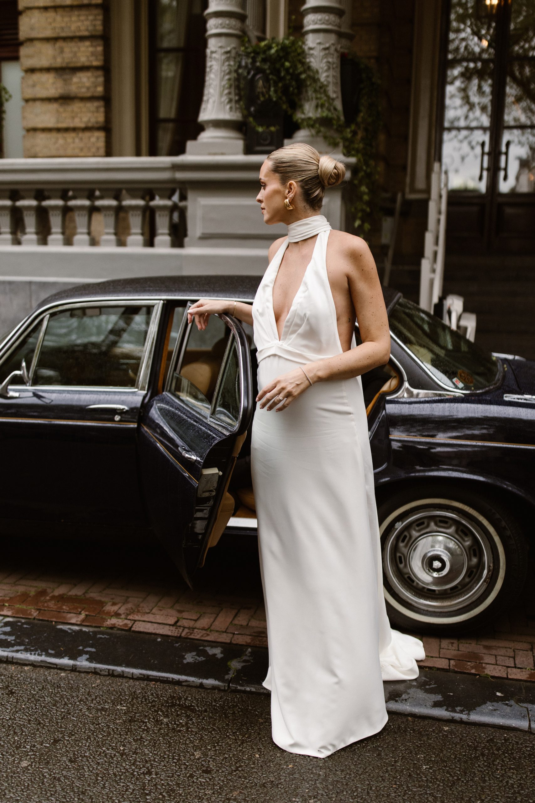 Roos Anne van Dorsten op haar bruiloft