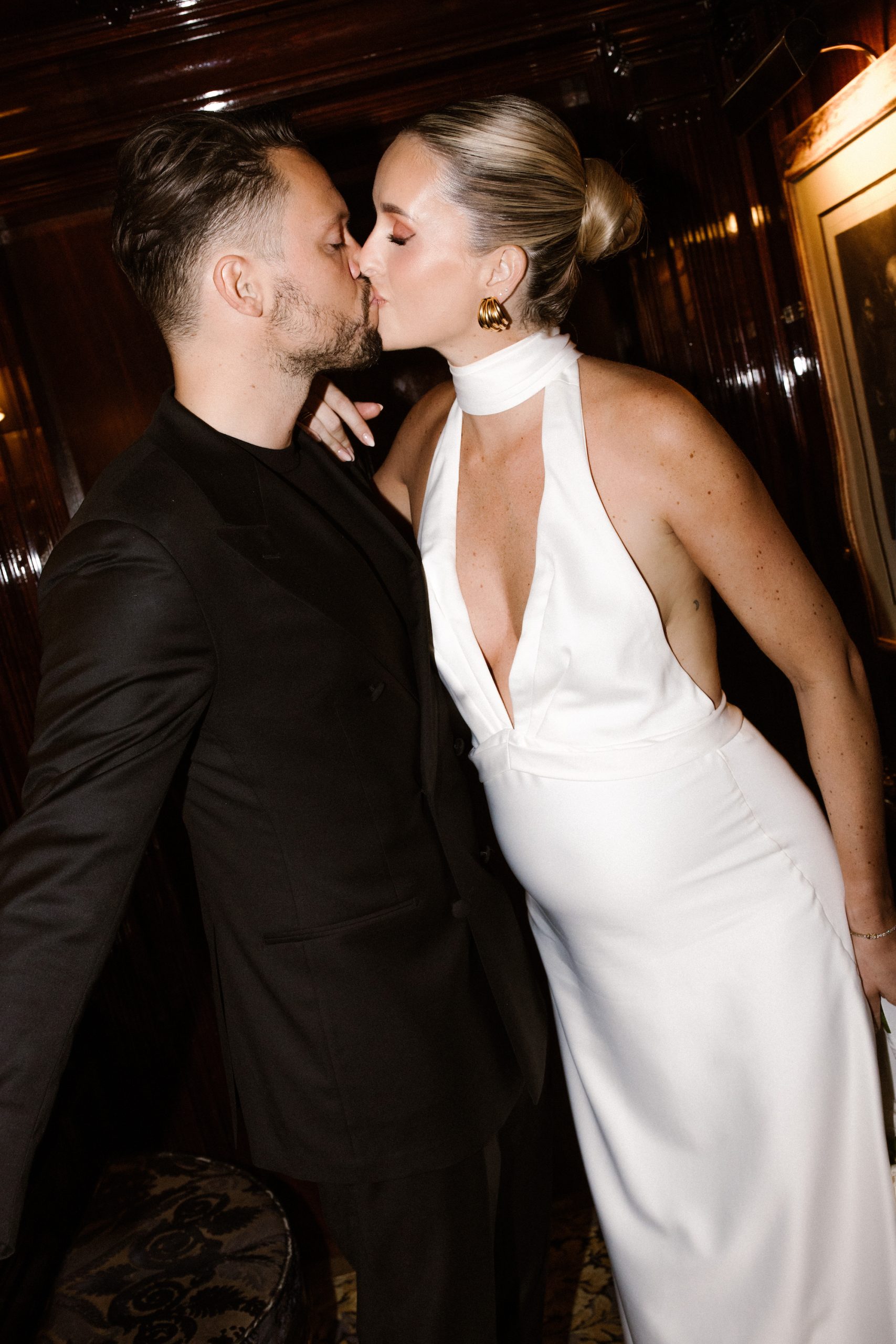 Roos Anne van Dorsten op haar bruiloft