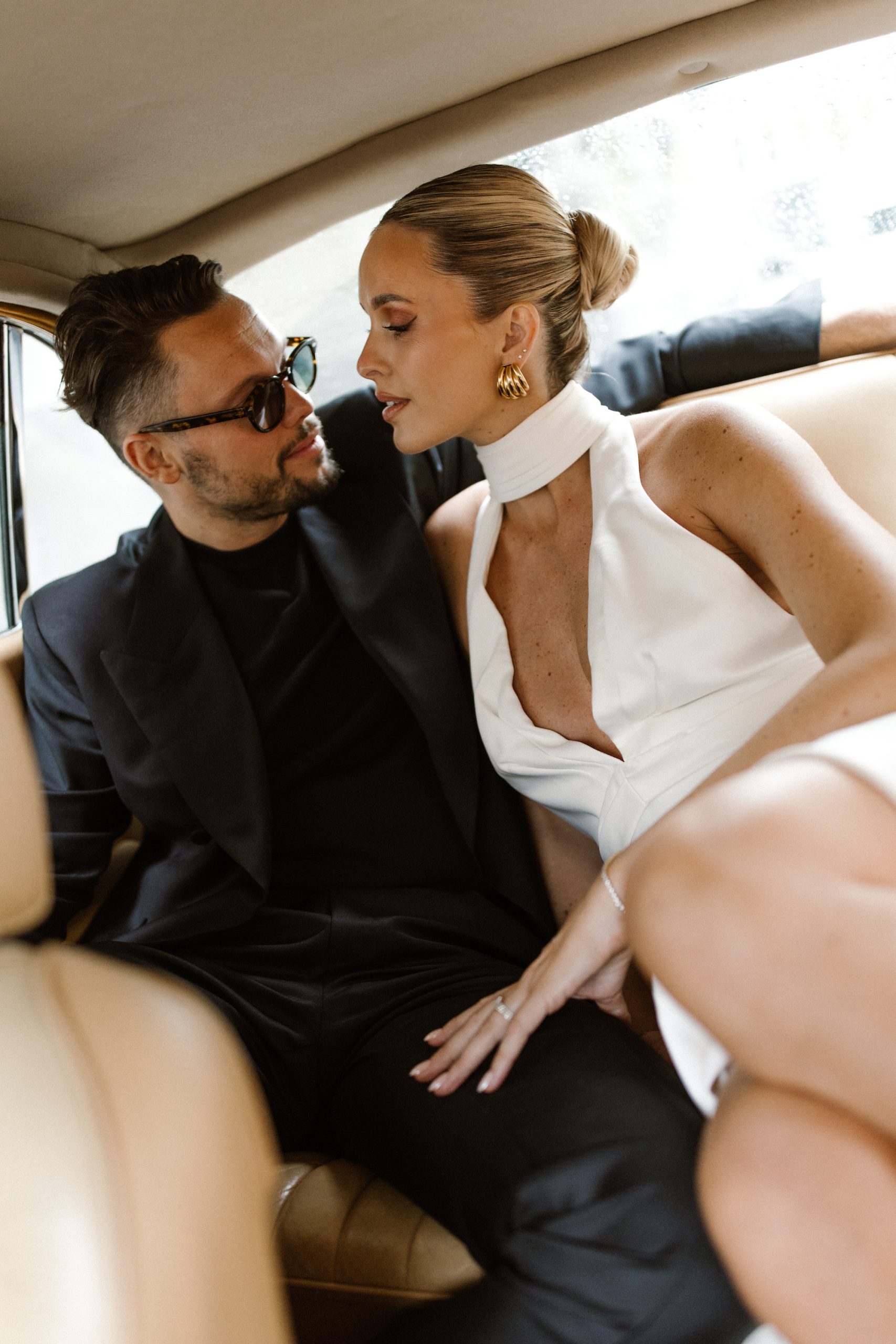 Roos Anne van Dorsten op haar bruiloft