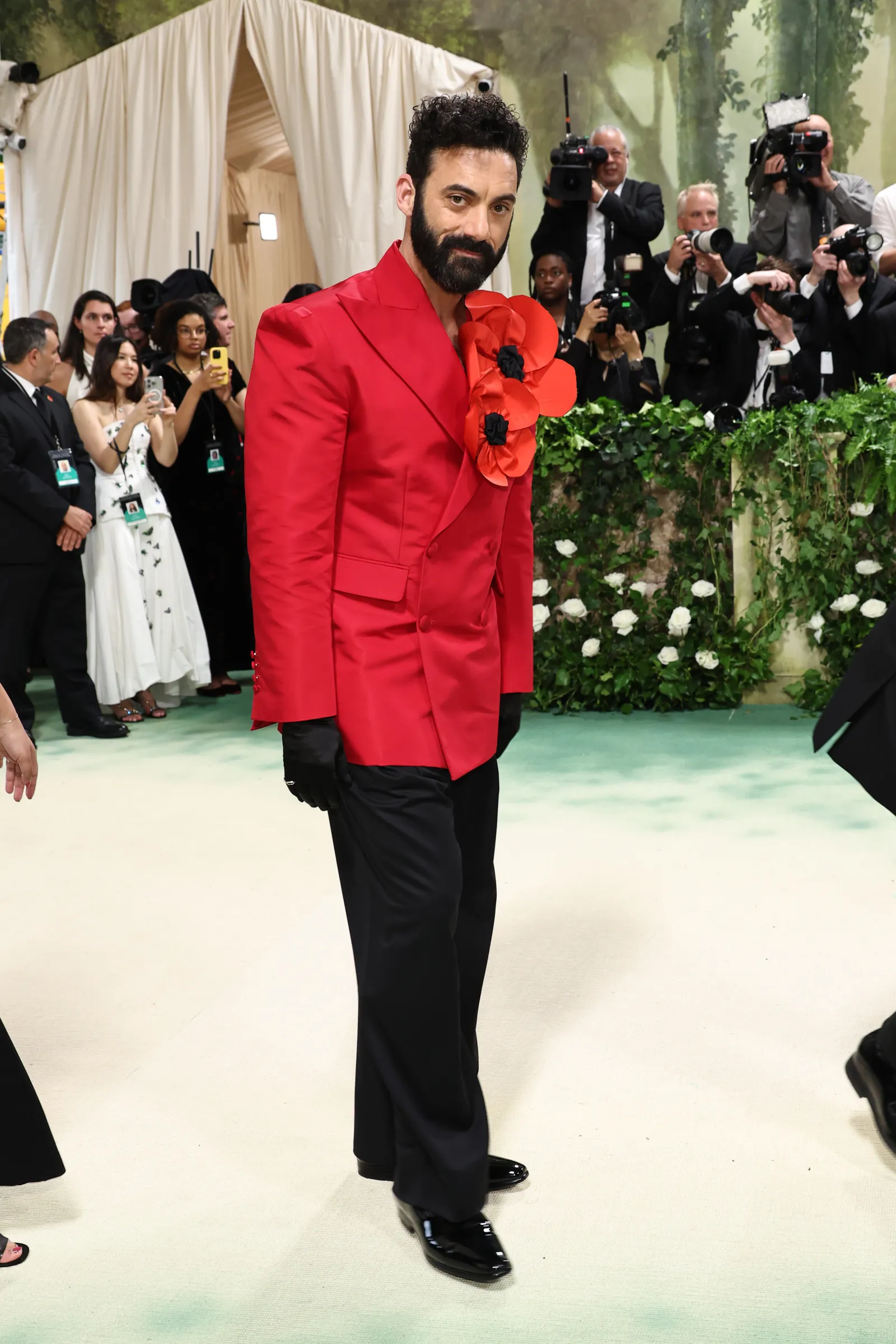 Morgan Spector in Willy Chavarria.