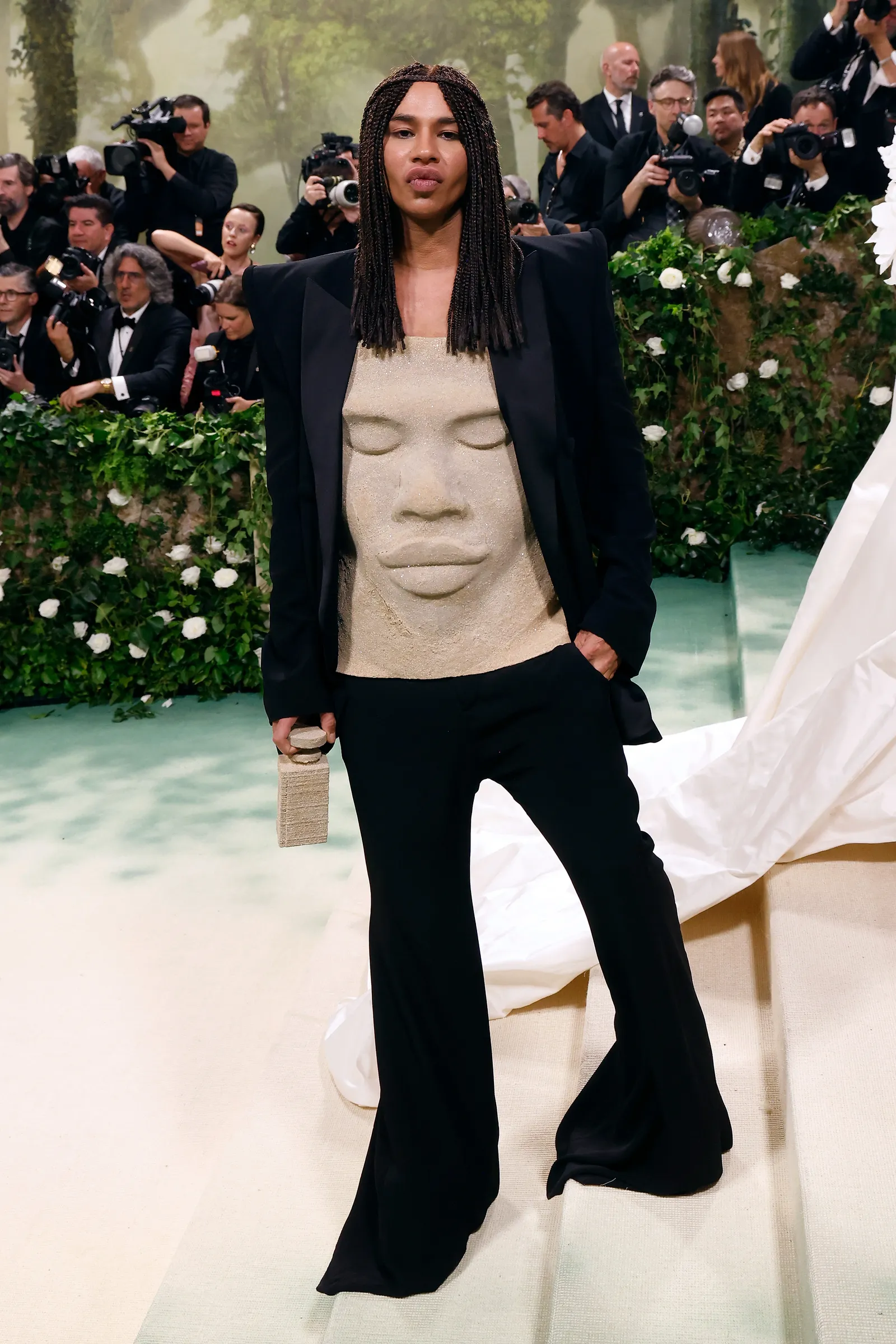 Olivier Rousteing in Balmain.