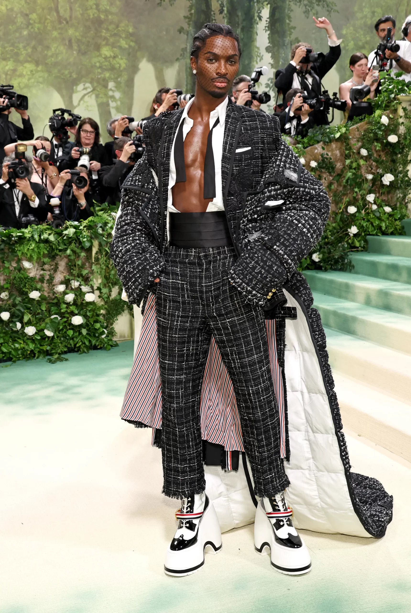 Alton Mason in Thom Browne is een van de beste looks van het Met Gala 2024