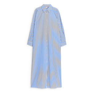 arket lange blouse jurk