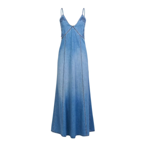 chloé maxi jurk denim