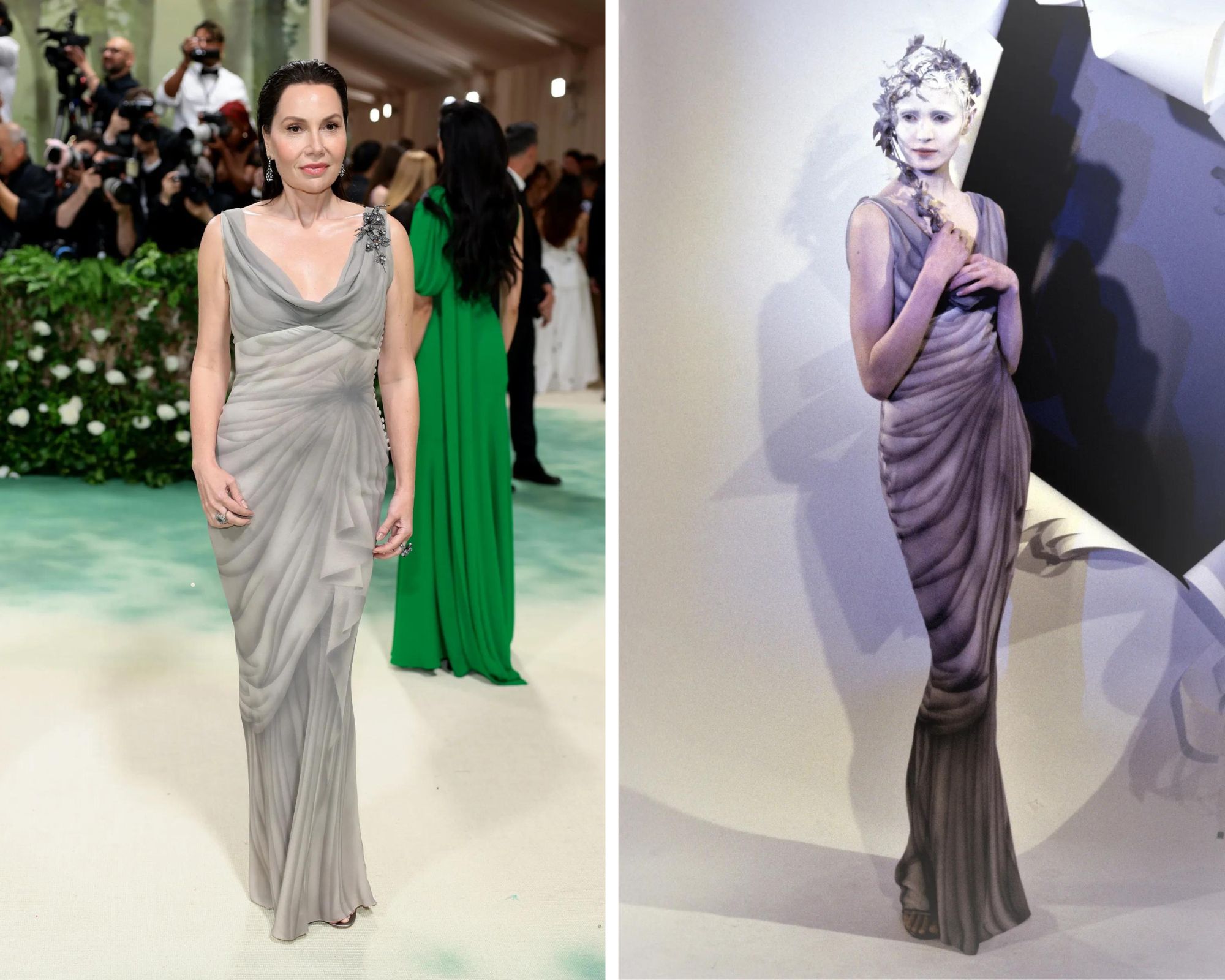 Fabiola Beracasa Beckman – Dior couture lente/zomer 1999 is een van de catwalklooks op het Met Gala