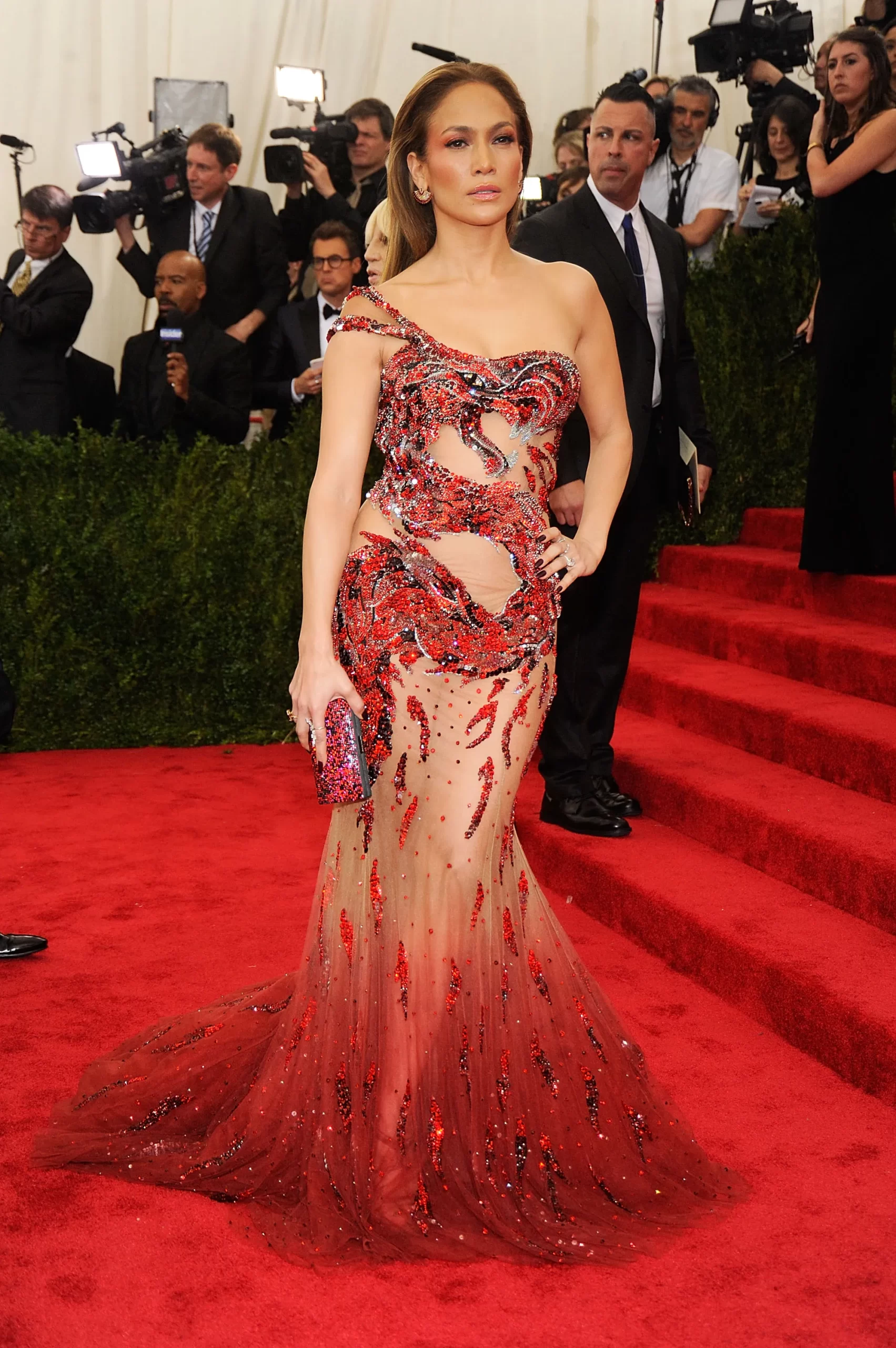 Jennifer Lopez op het Met Gala van 2015