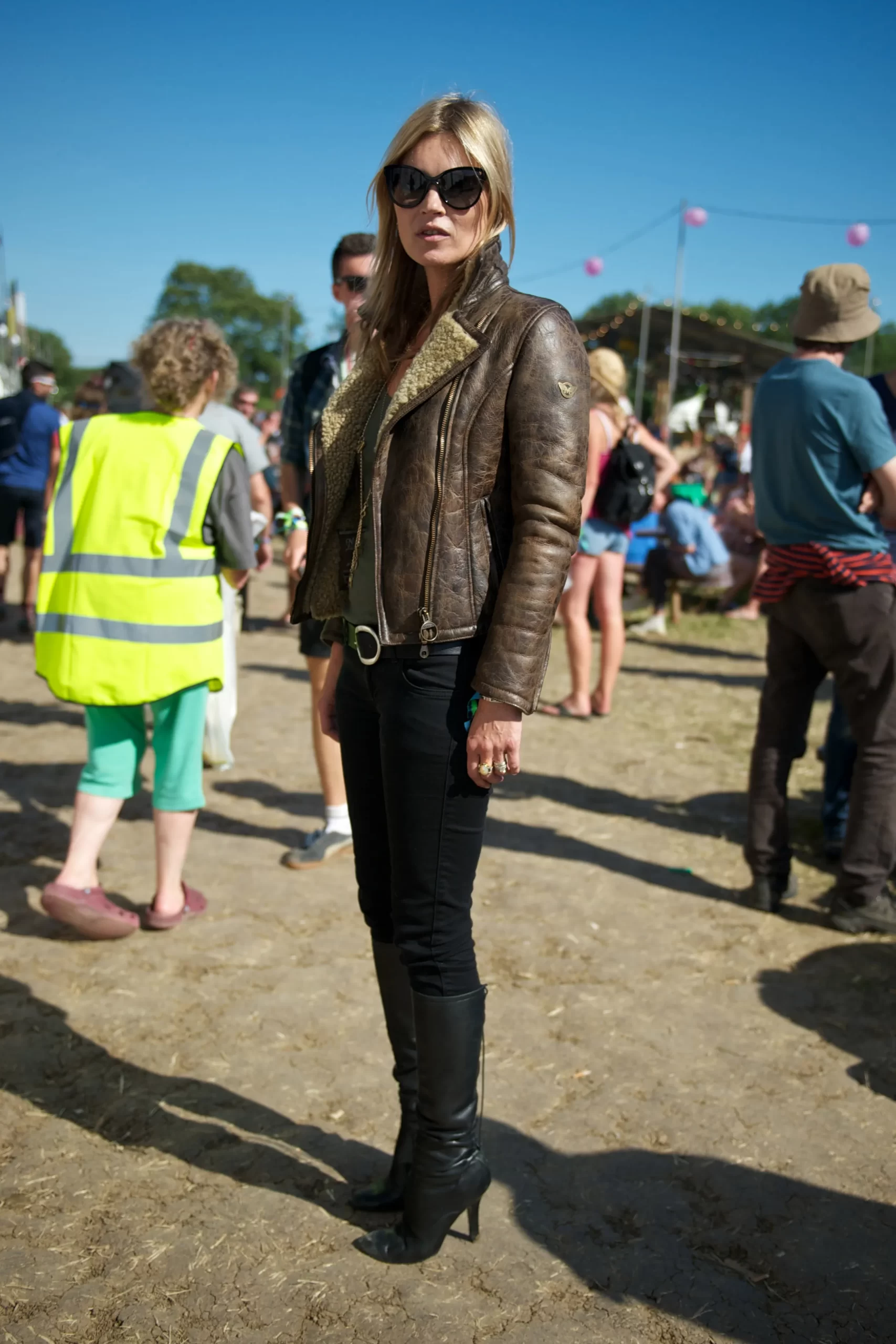Een van de beste festivallooks van Kate Moss