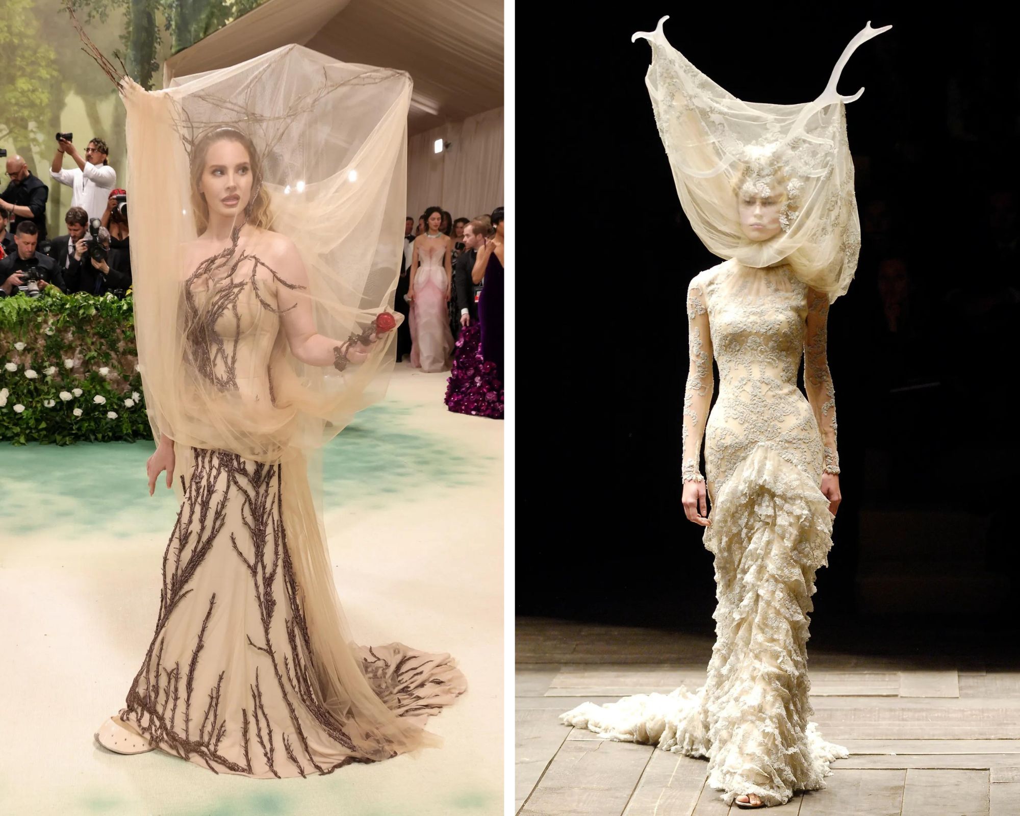 Lana del Rey – Alexander McQueen herfst/winter 2006