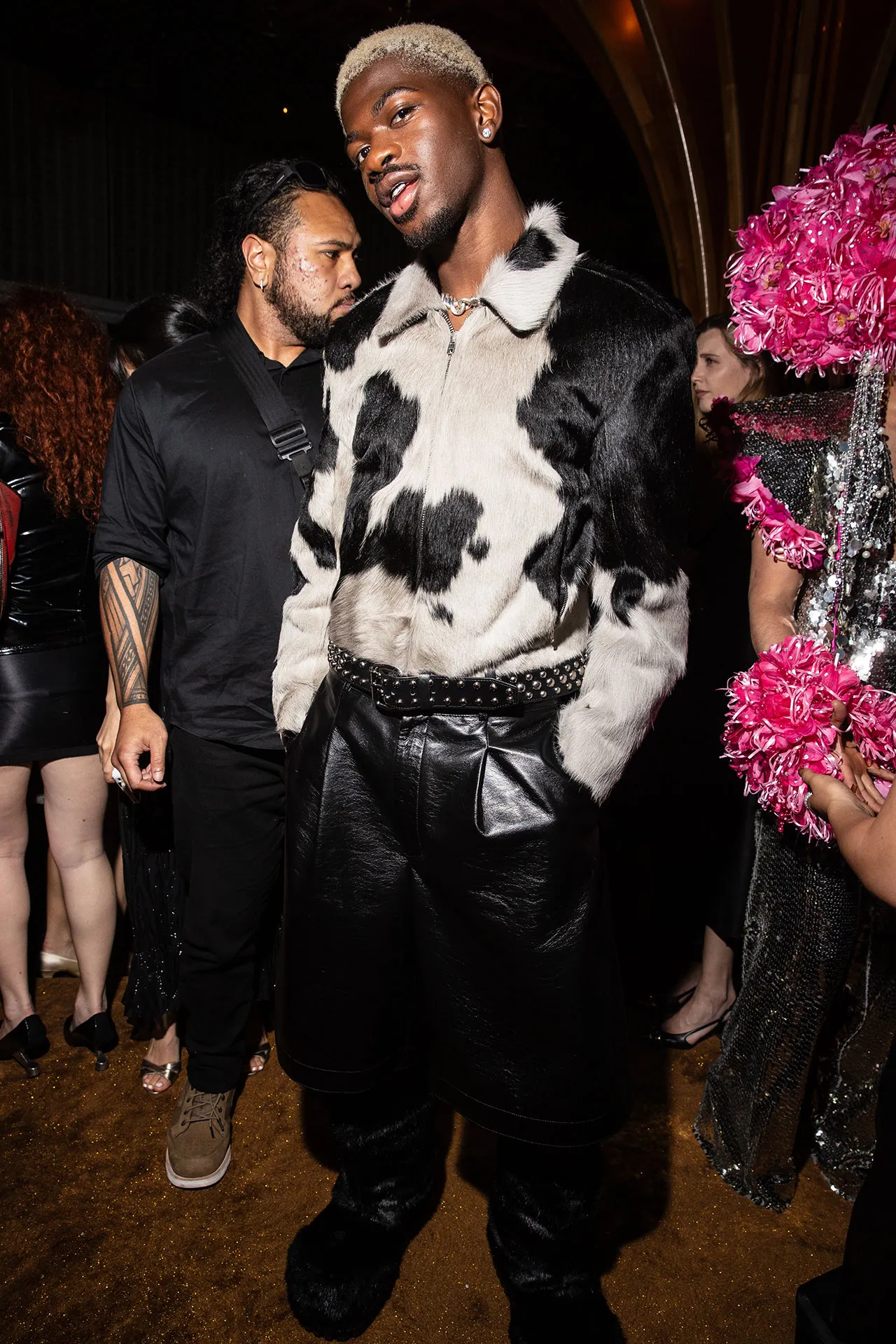 Lil Nas X op een van de Met Gala 2024 afterparty's