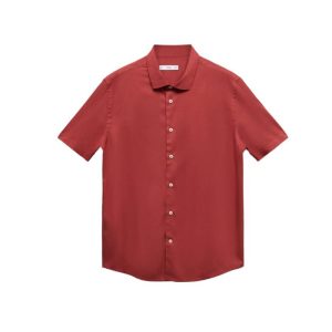 Overhemd met korte mouw van Mango