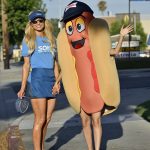 Paris hilton nicole Richie hotdog