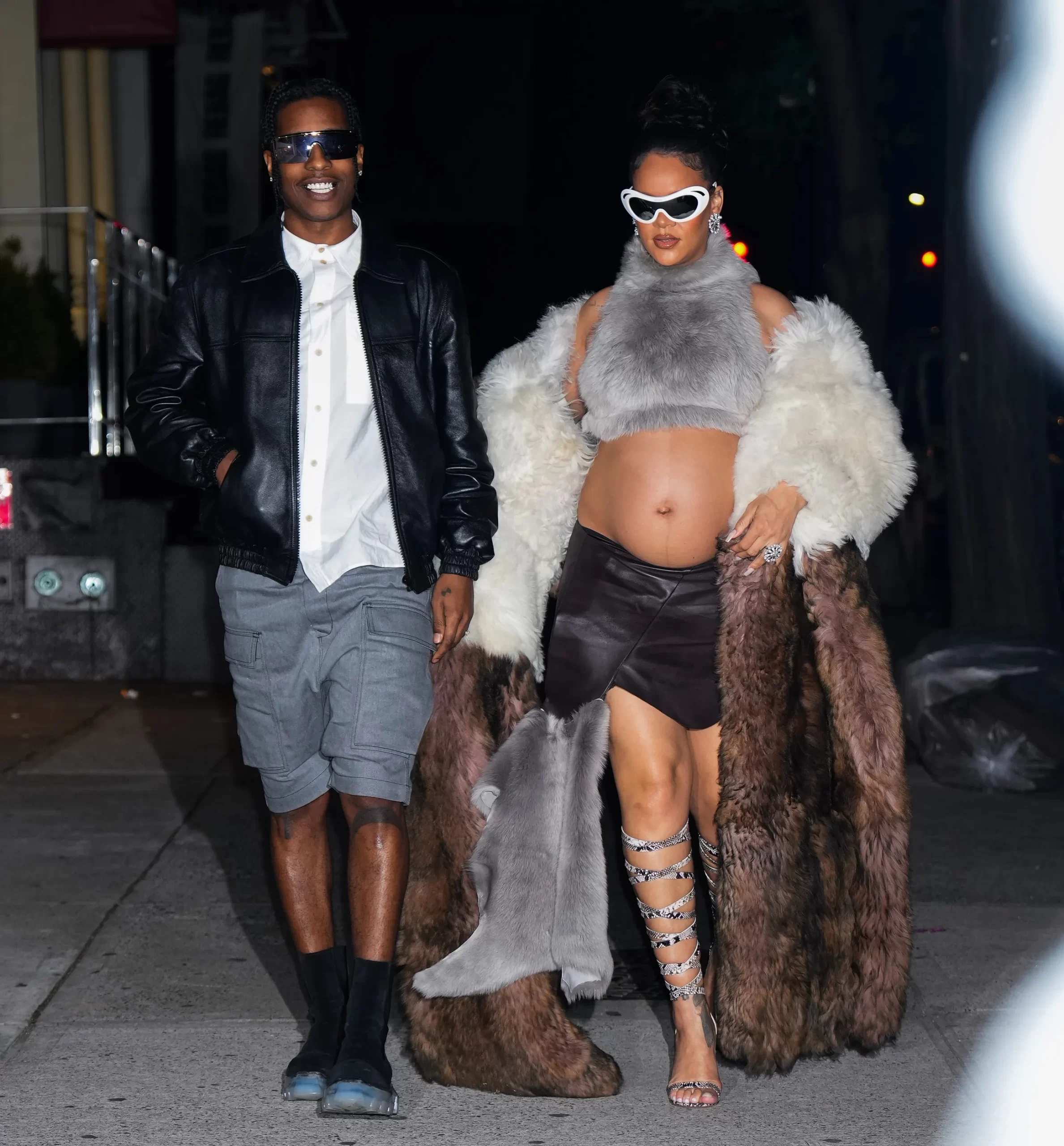 Rihanna en Asap Rocky een paar dagen na het Met Gala in 2023