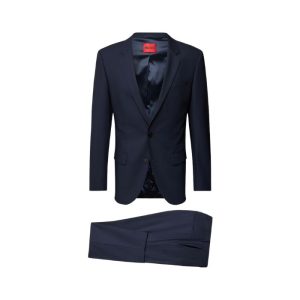 Tweedelig pak in marineblauw van Boss