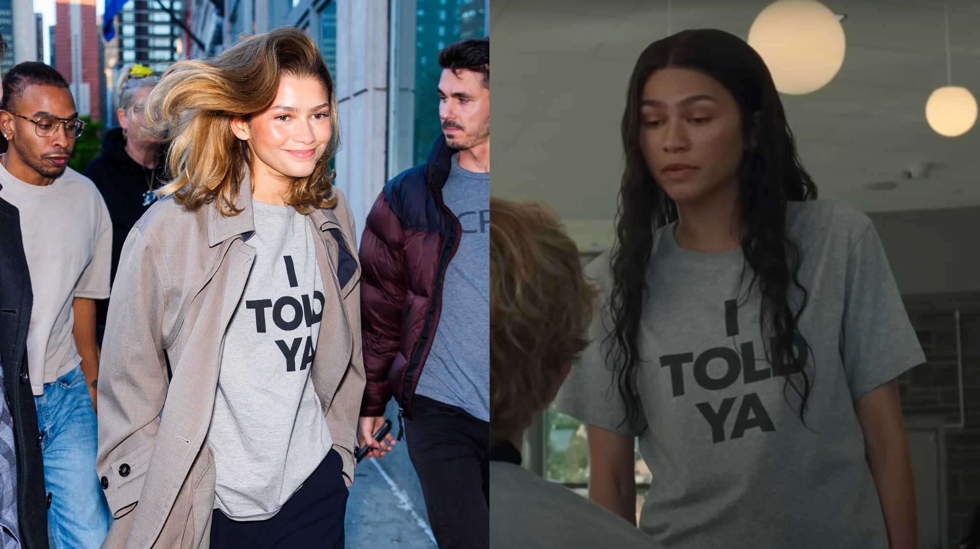 Het verhaal achter het Loewe I Told Ya-shirt van Zendaya