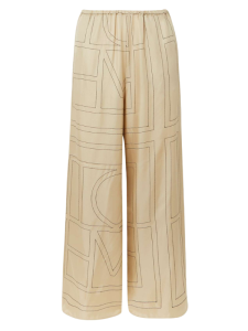 toteme broek, satijnen broek