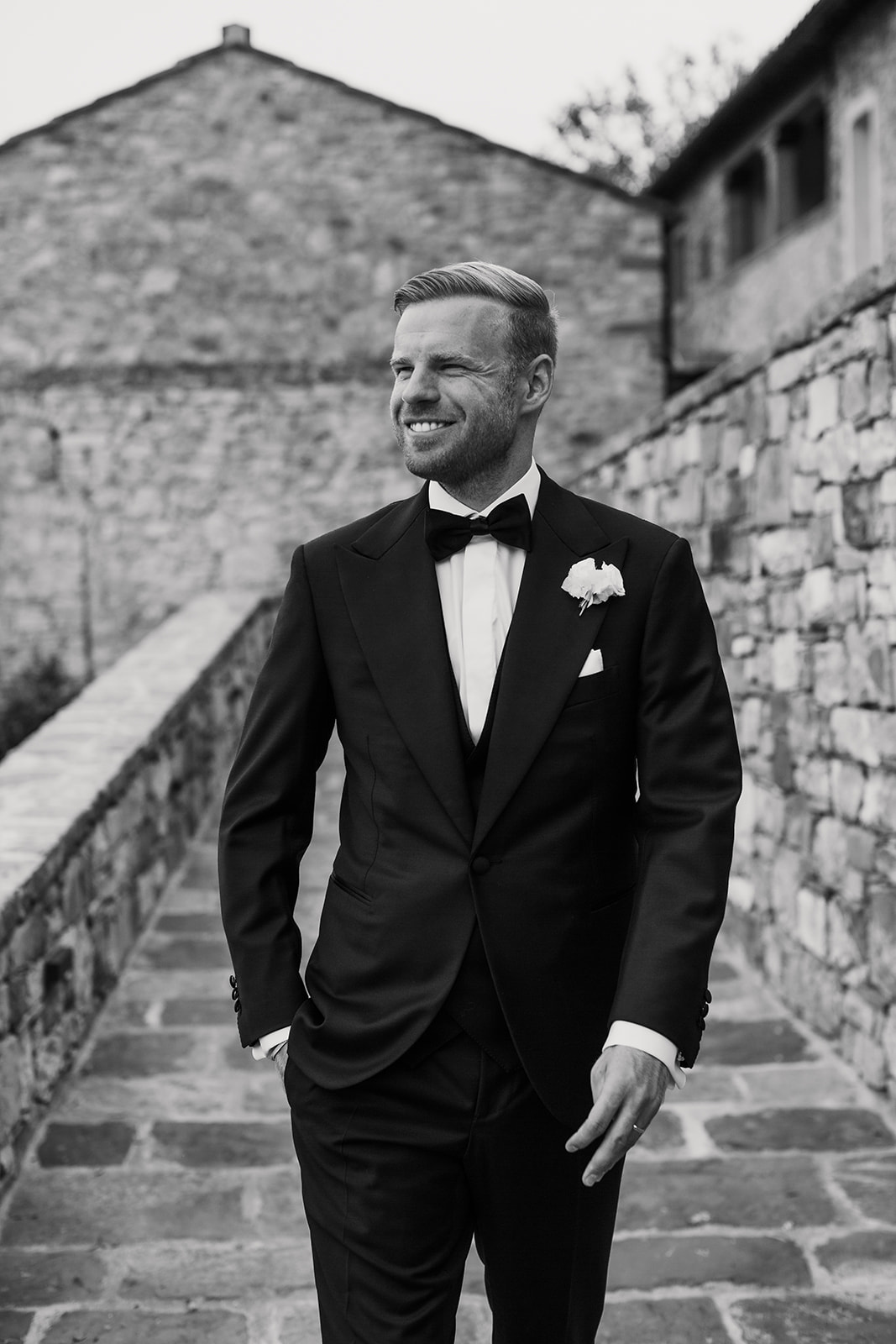 Davy Klaassen op de dag van zijn bruiloft