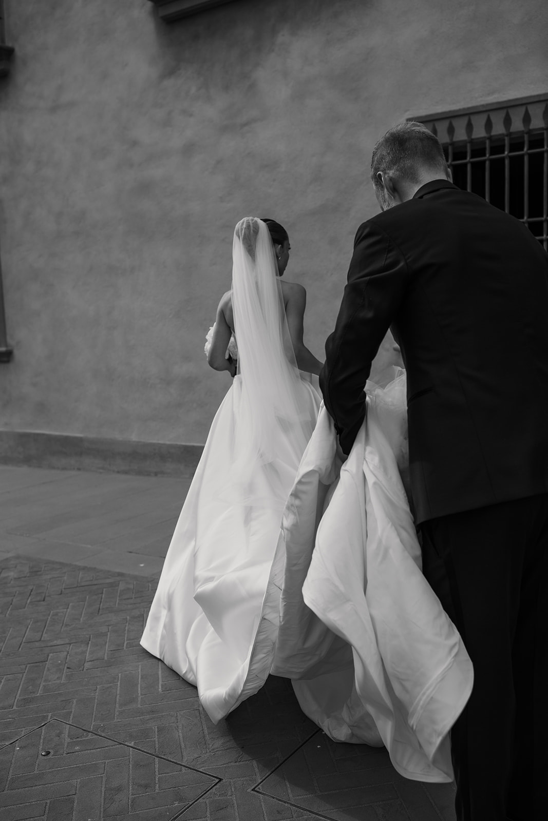 Laura Benschop op de dag van haar bruiloft