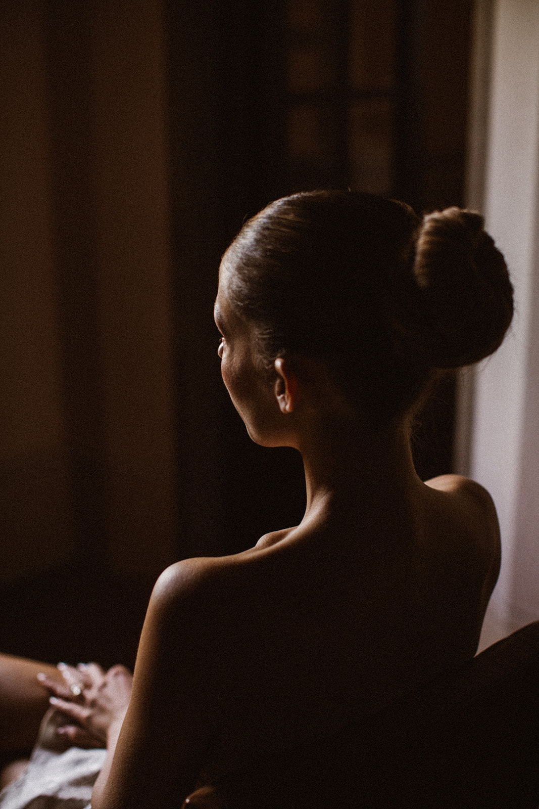 Laura Benschop op de dag van haar bruiloft