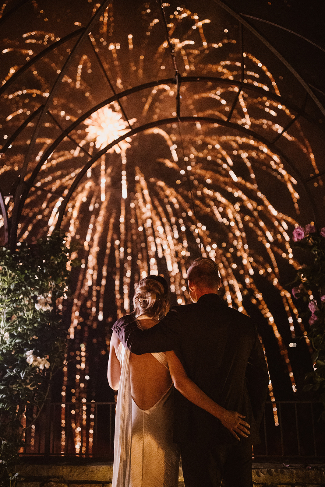 Laura Benschop en Davy Klaassen op hun bruiloft