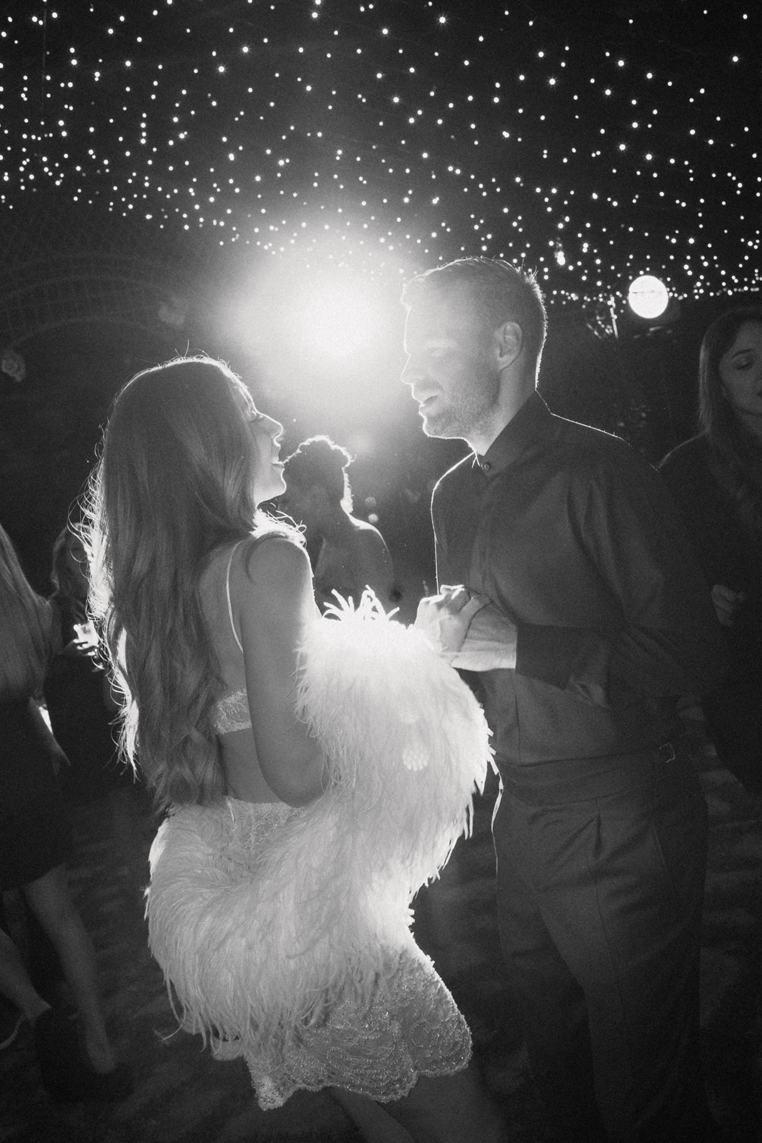 Laura Benschop en Davy Klaassen op hun bruiloft