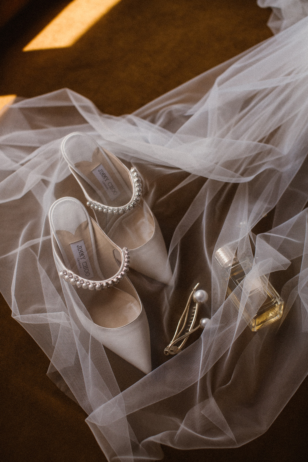 De trouwschoenen van Jimmy Choo