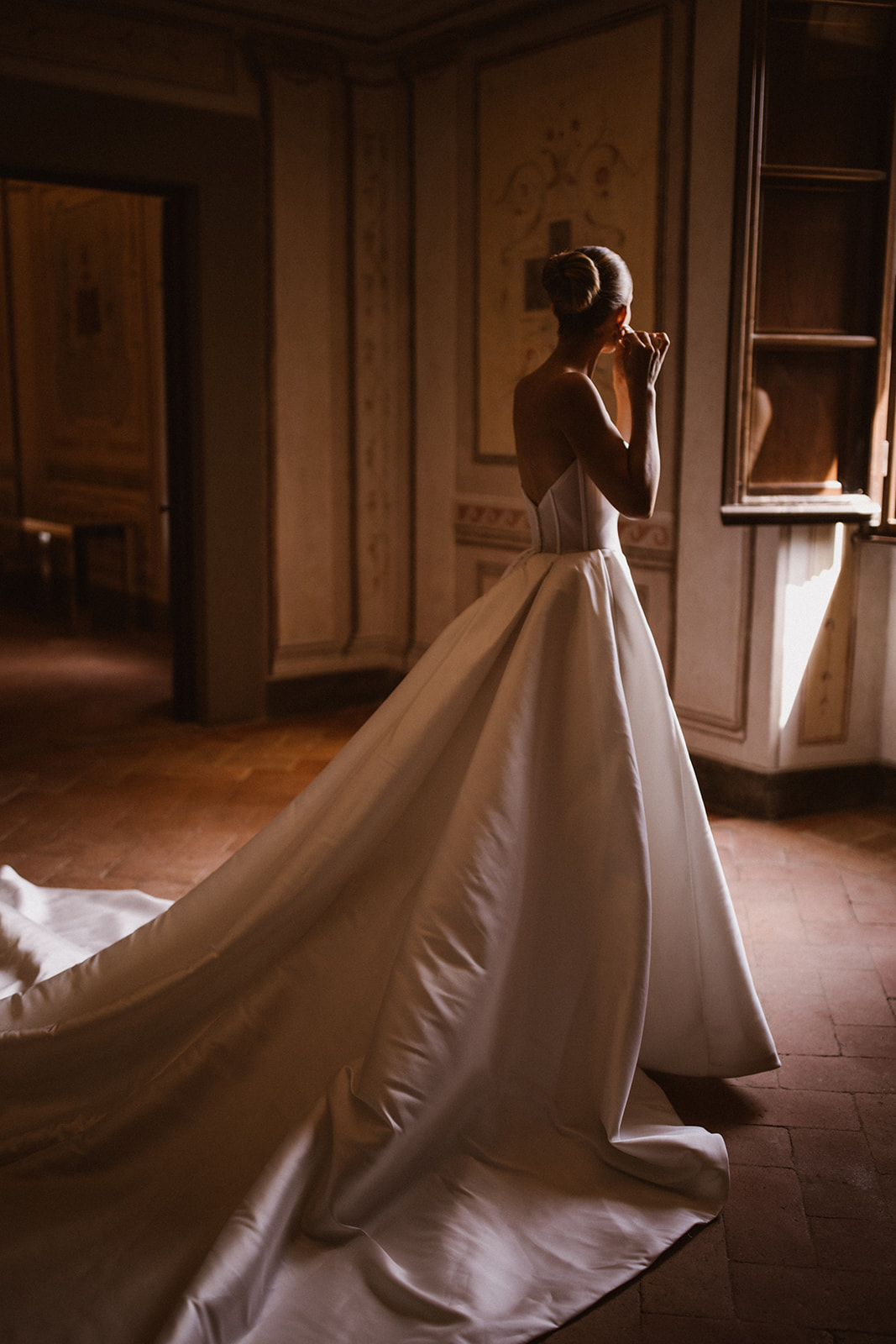 Laura Benschop op de dag van haar bruiloft