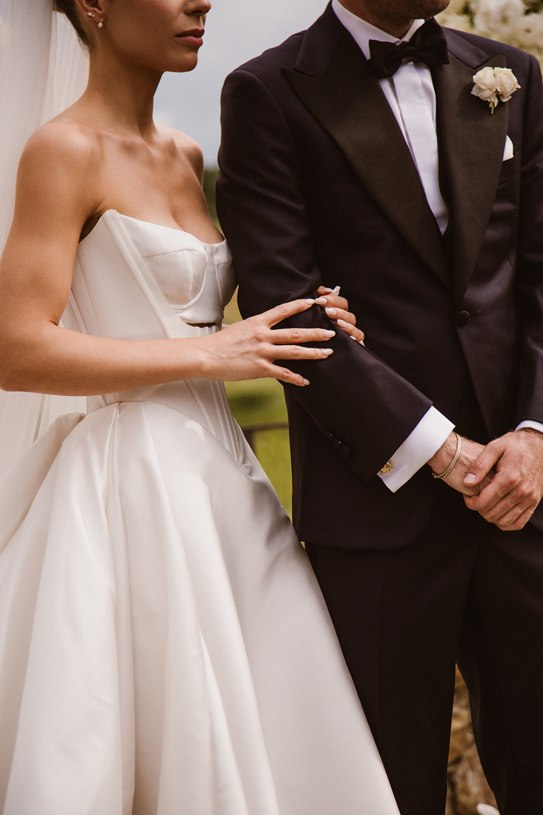 Laura Benschop en Davy Klaassen op hun bruiloft