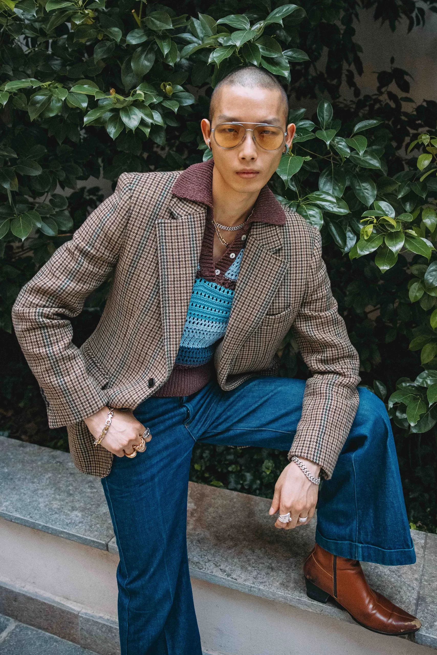 Streetstyle tijdens Milan Men's Fashion Week lente/zomer 2025