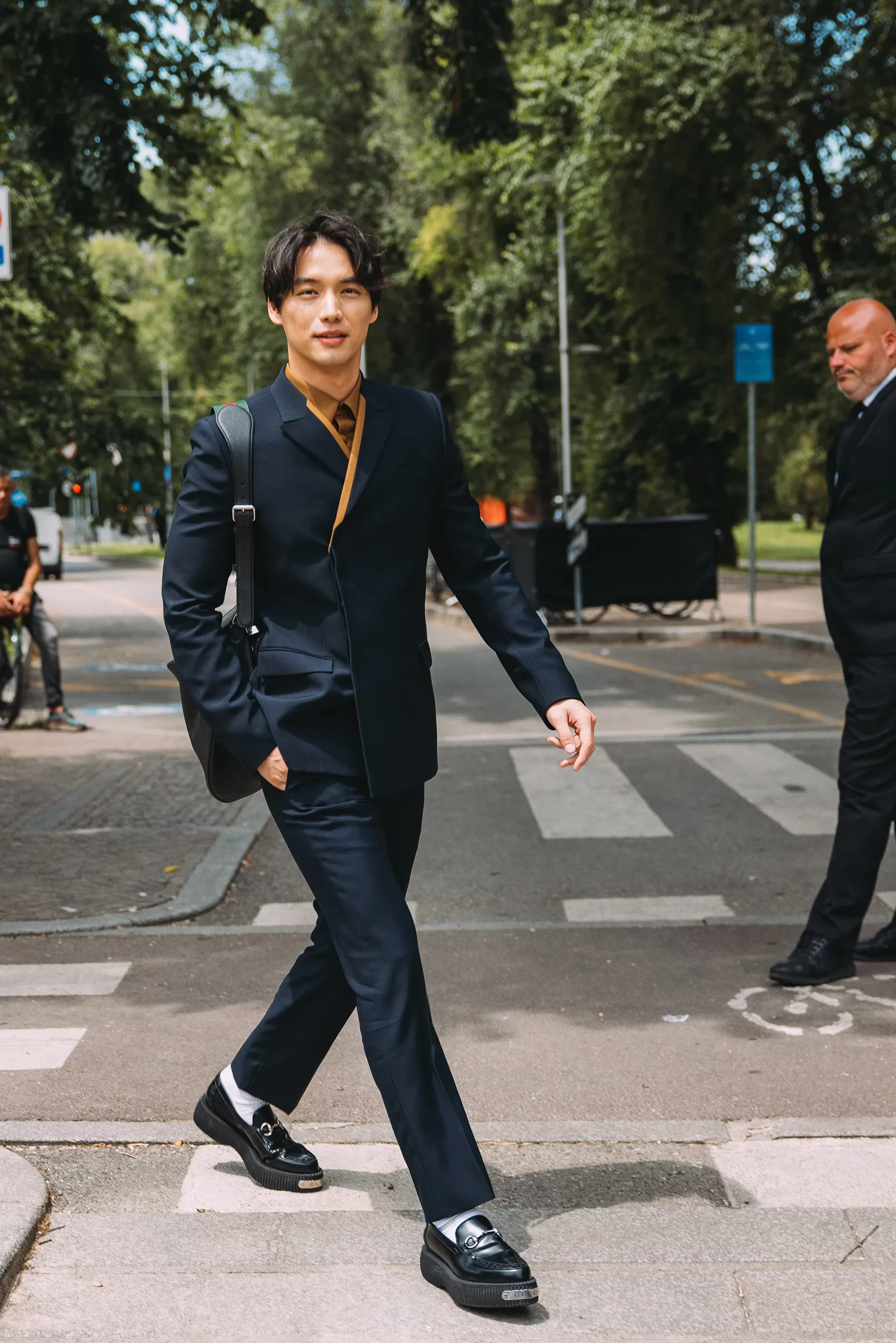 Streetstyle tijdens Milan Men's Fashion Week lente/zomer 2025