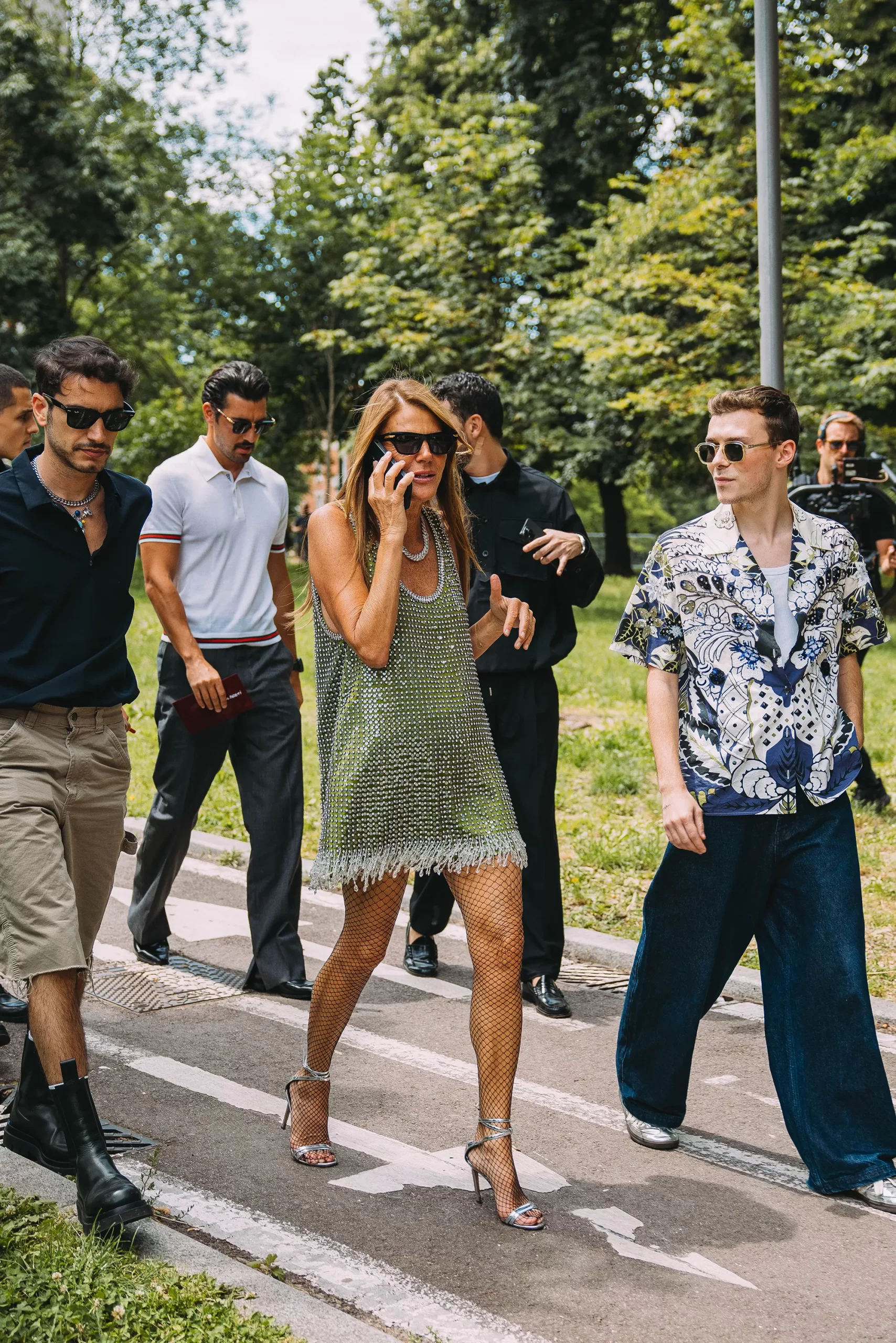 Streetstyle tijdens Milan Men's Fashion Week lente/zomer 2025