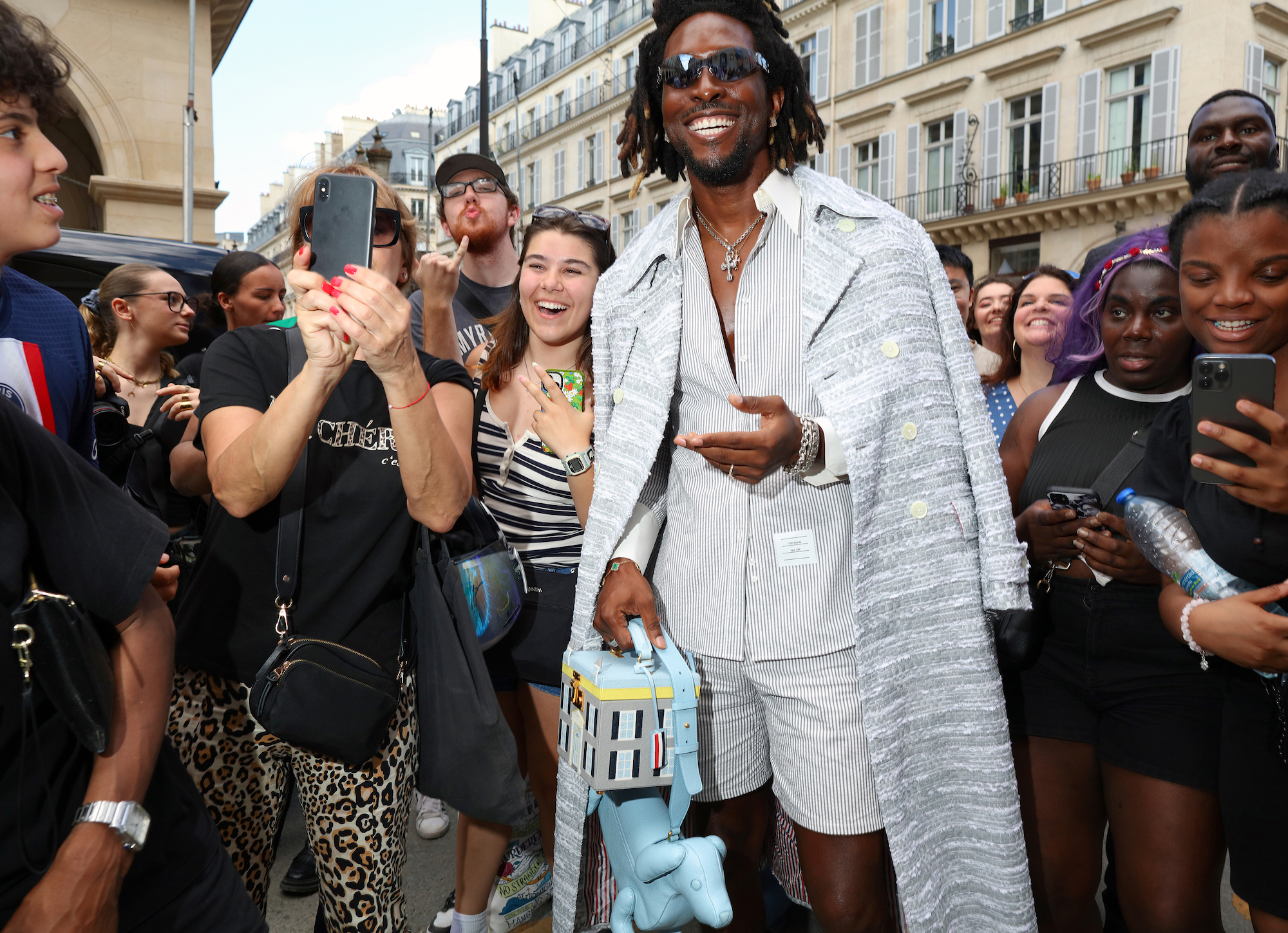 Streetstyle tijdens Couture Fashion Week herfst/winter 2024